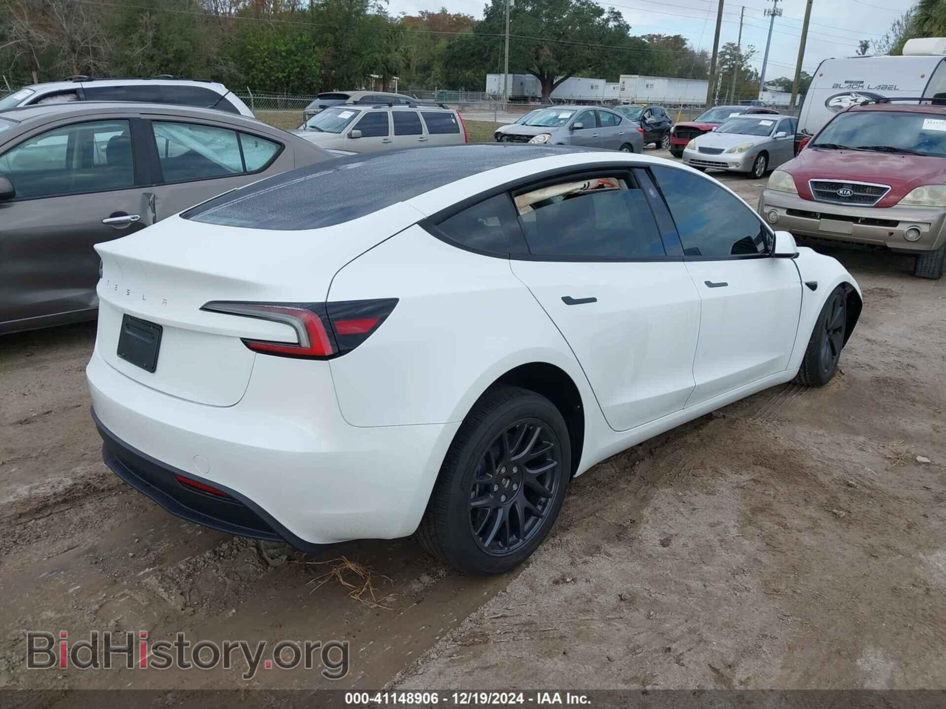 2024 TESLA MODEL 3 - VIN: 5YJ3E1EA1RF869176 - Photo 4