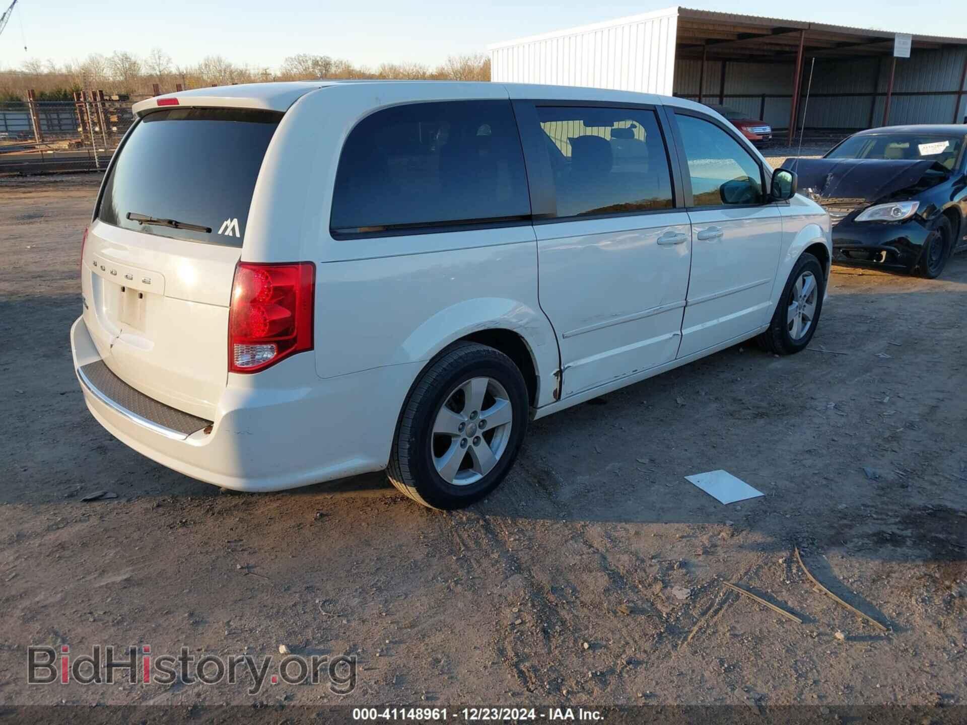 2013 DODGE GRAND CARAVAN - VIN: 2C4RDGBG6DR570322 - Фото 4