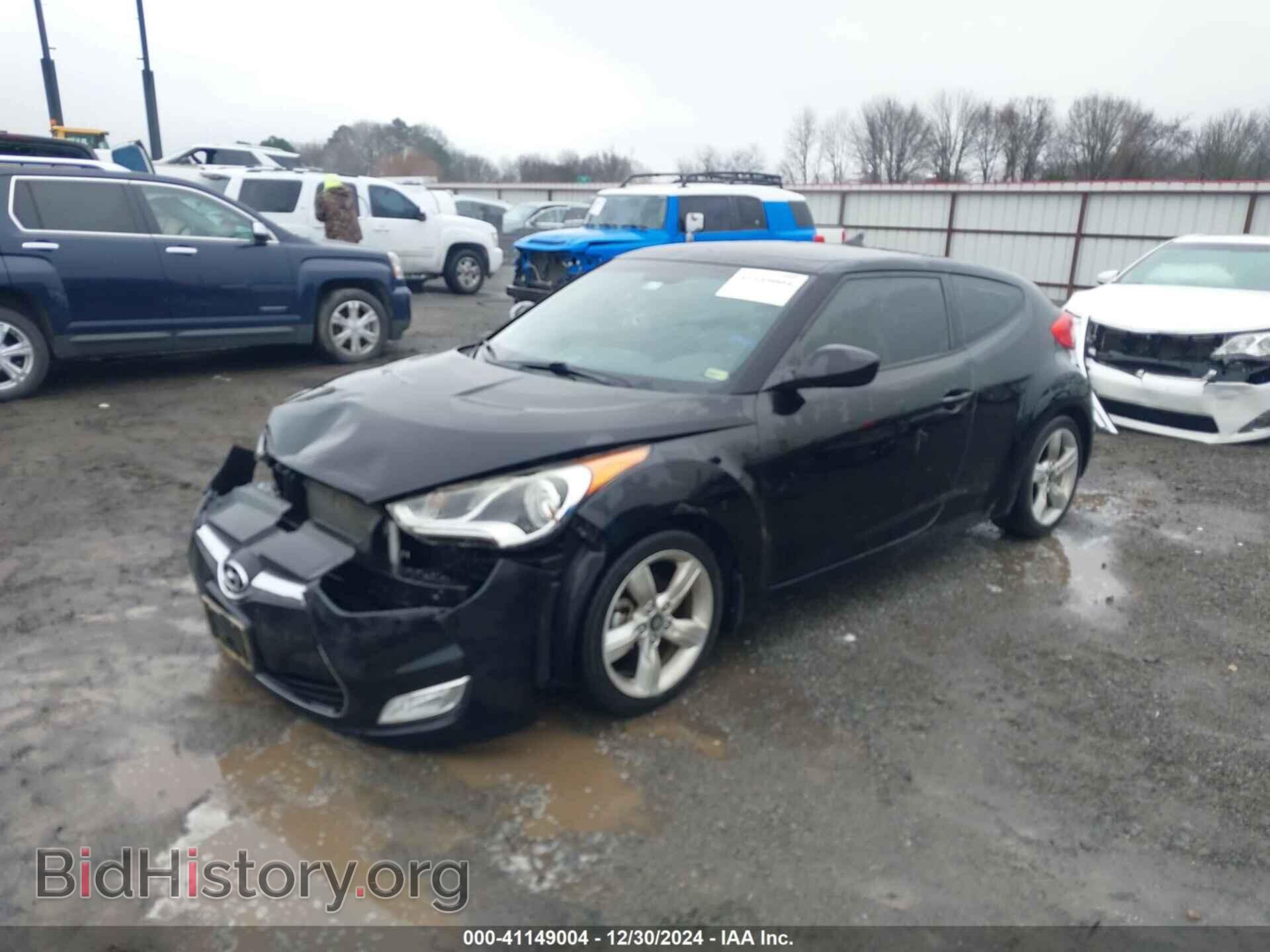 2014 HYUNDAI VELOSTER - VIN: KMHTC6AD8EU211077 - Фото 2