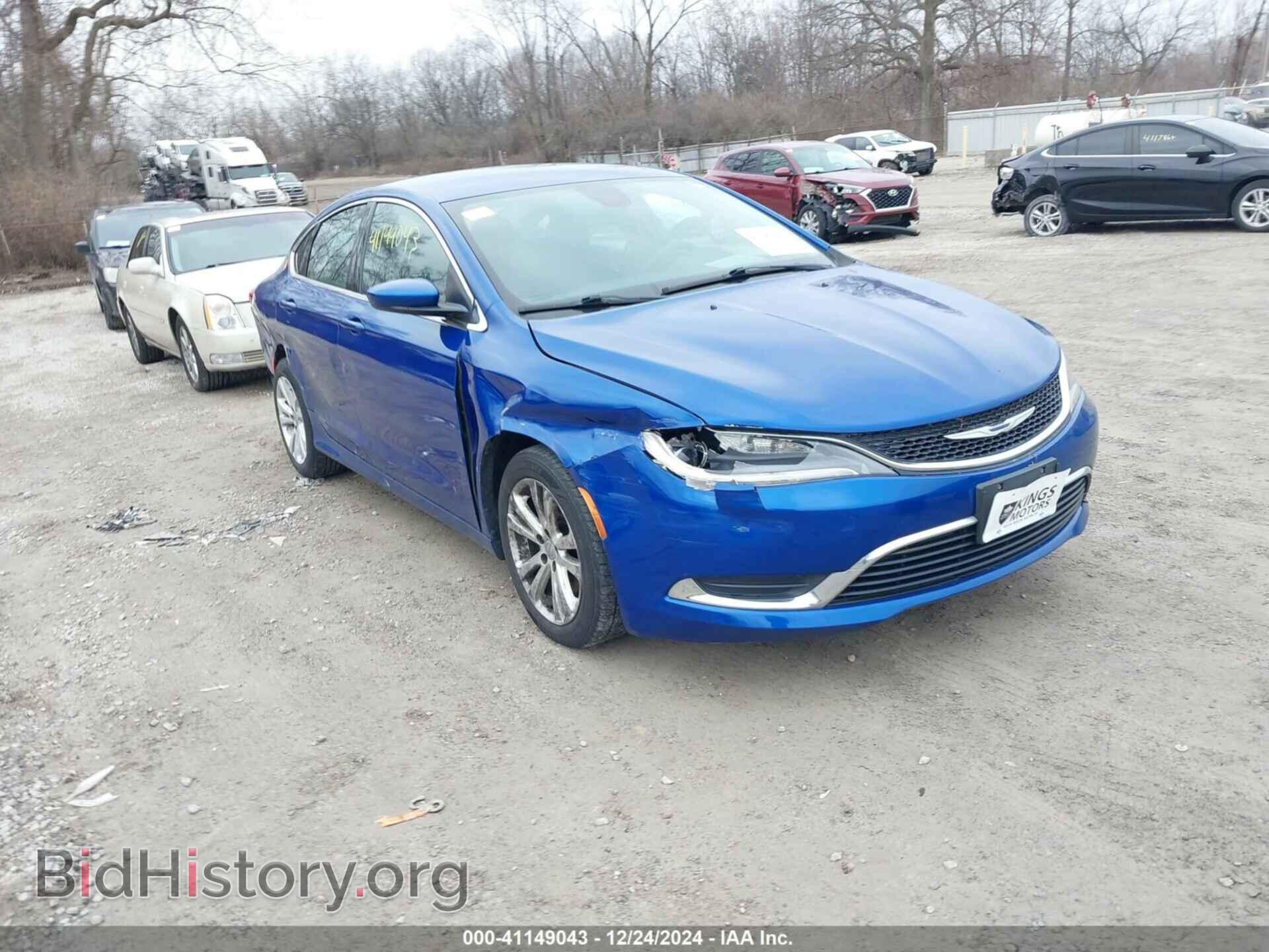 Фотография 1C3CCCAB7GN130459 - CHRYSLER 200 2016