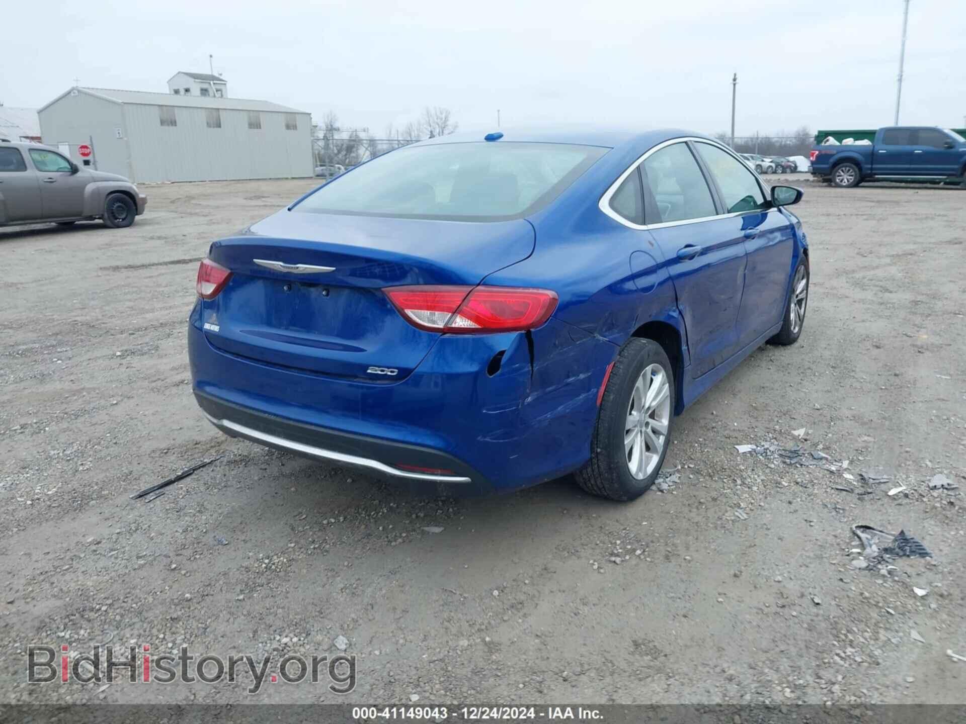 2016 CHRYSLER 200 - VIN: 1C3CCCAB7GN130459 - Фото 4