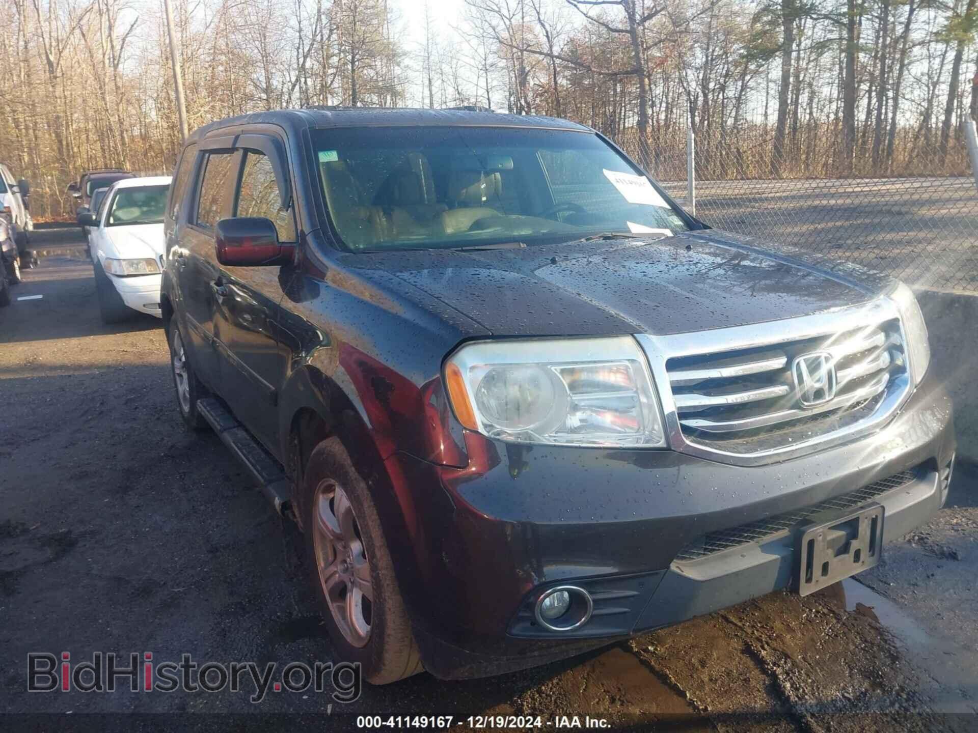 Фотография 5FNYF4H54DB082329 - HONDA PILOT 2013