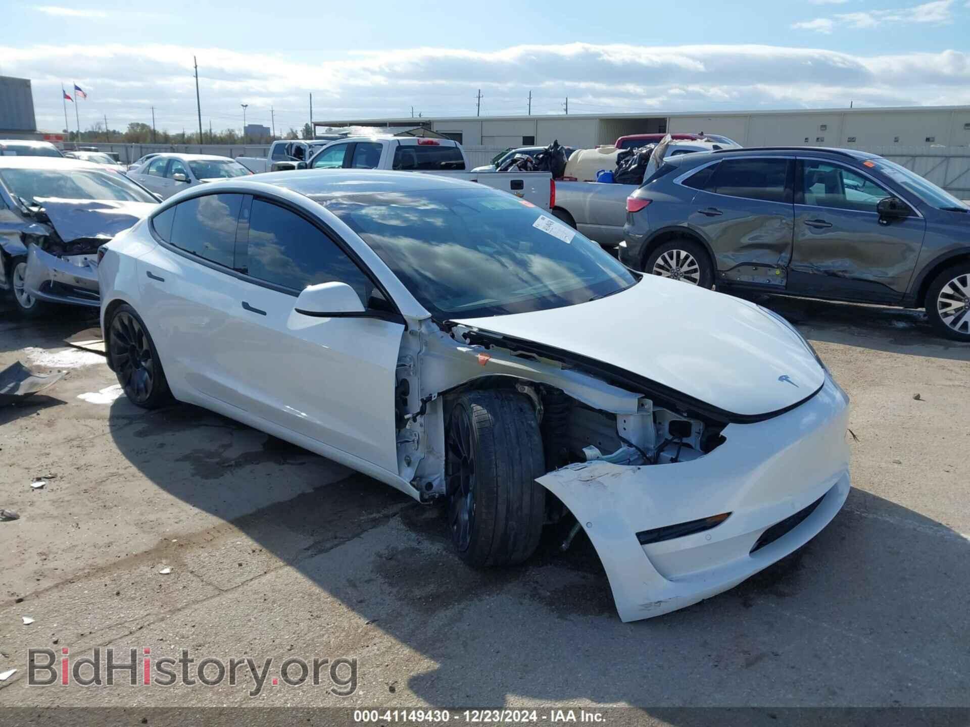 Photo 5YJ3E1EC4MF054741 - TESLA MODEL 3 2021