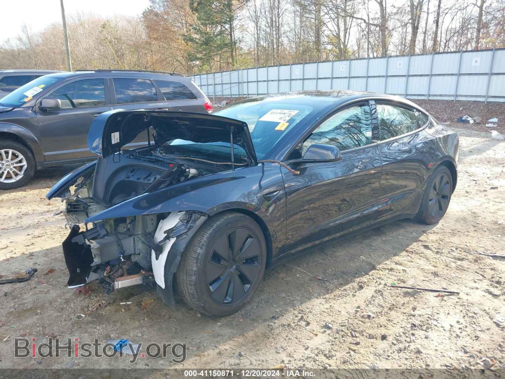 2024 TESLA MODEL 3 - VIN: 5YJ3E1EB7RF729836 - Фото 2