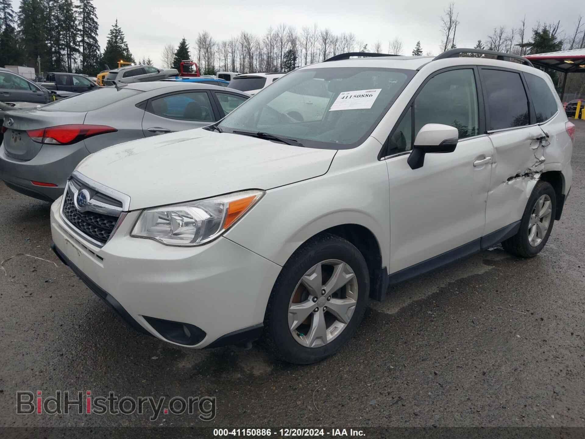 2014 SUBARU FORESTER - VIN: JF2SJAMC7EH447189 - Фото 2