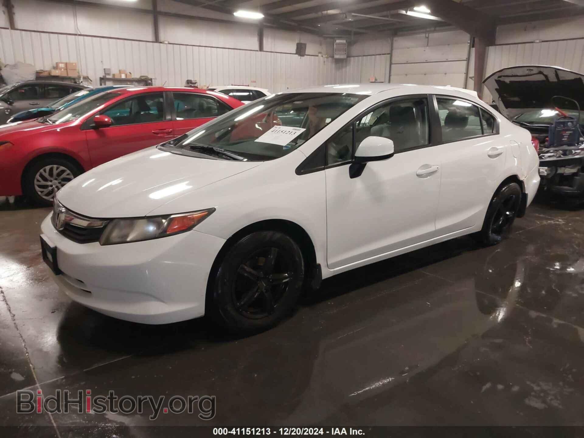 2012 HONDA CIVIC - VIN: 2HGFB2F59CH612363 - Фото 2