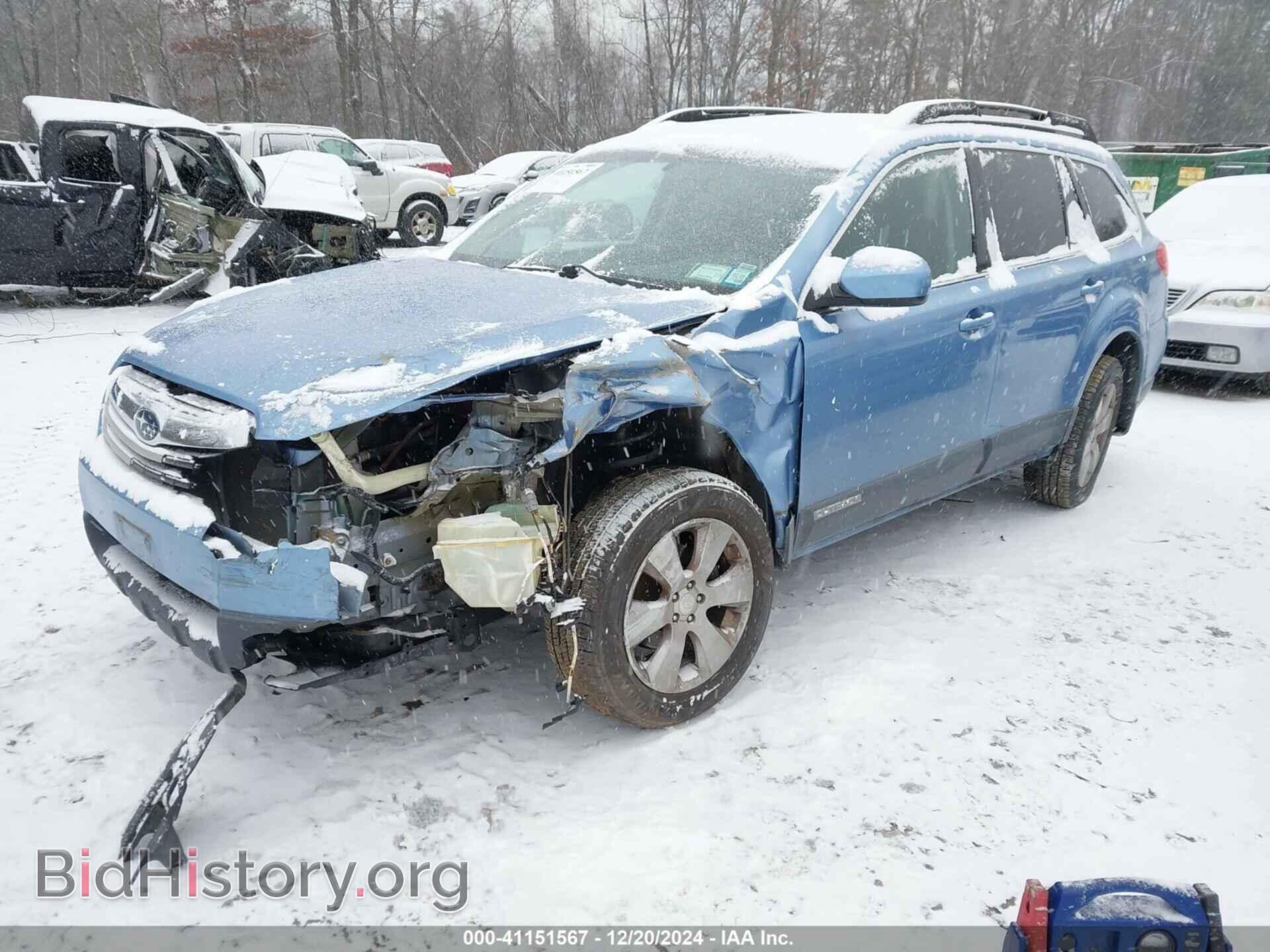 2011 SUBARU OUTBACK - VIN: 4S4BRBGC5B1445997 - Фото 2