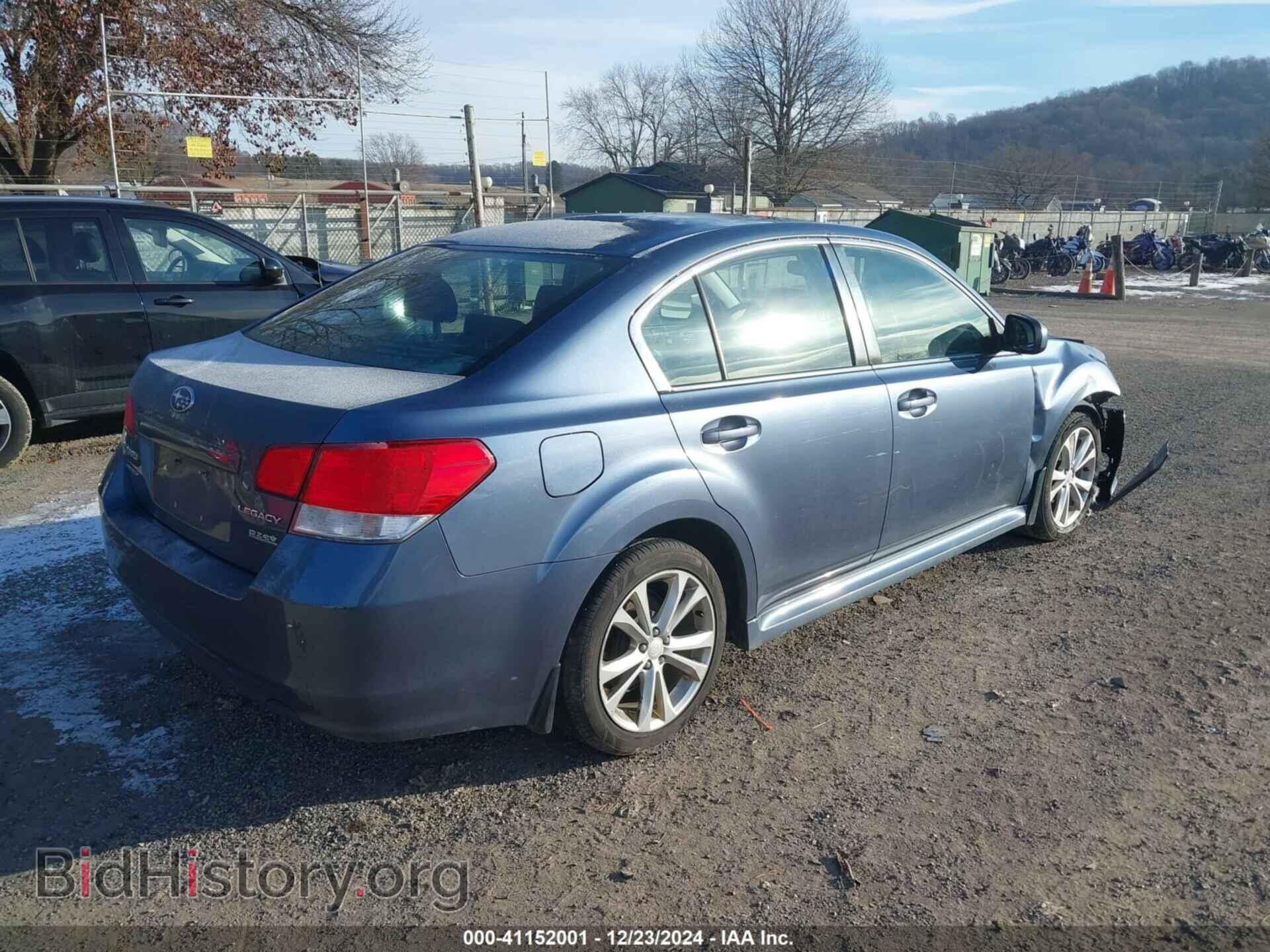 2013 SUBARU LEGACY - VIN: 4S3BMBC65D3027322 - Фото 4