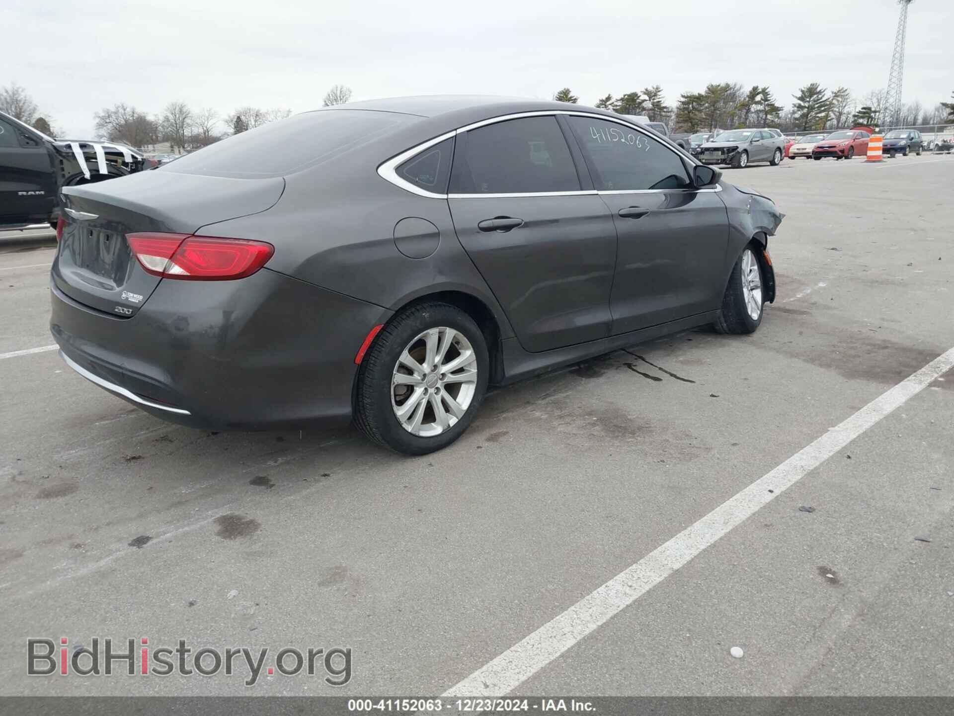 2015 CHRYSLER 200 - VIN: 1C3CCCAB6FN752601 - Фото 4