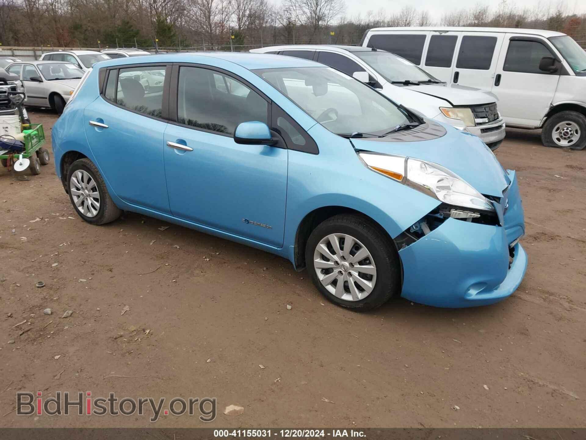 Photo 1N4AZ0CP7FC331593 - NISSAN LEAF 2015
