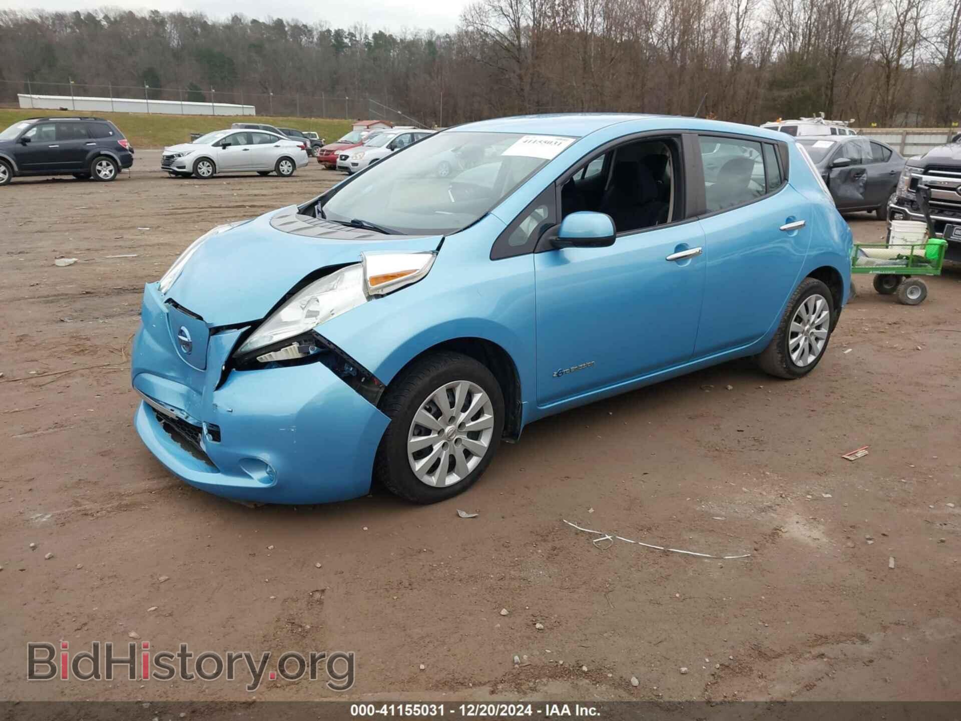 2015 NISSAN LEAF - VIN: 1N4AZ0CP7FC331593 - Фото 2