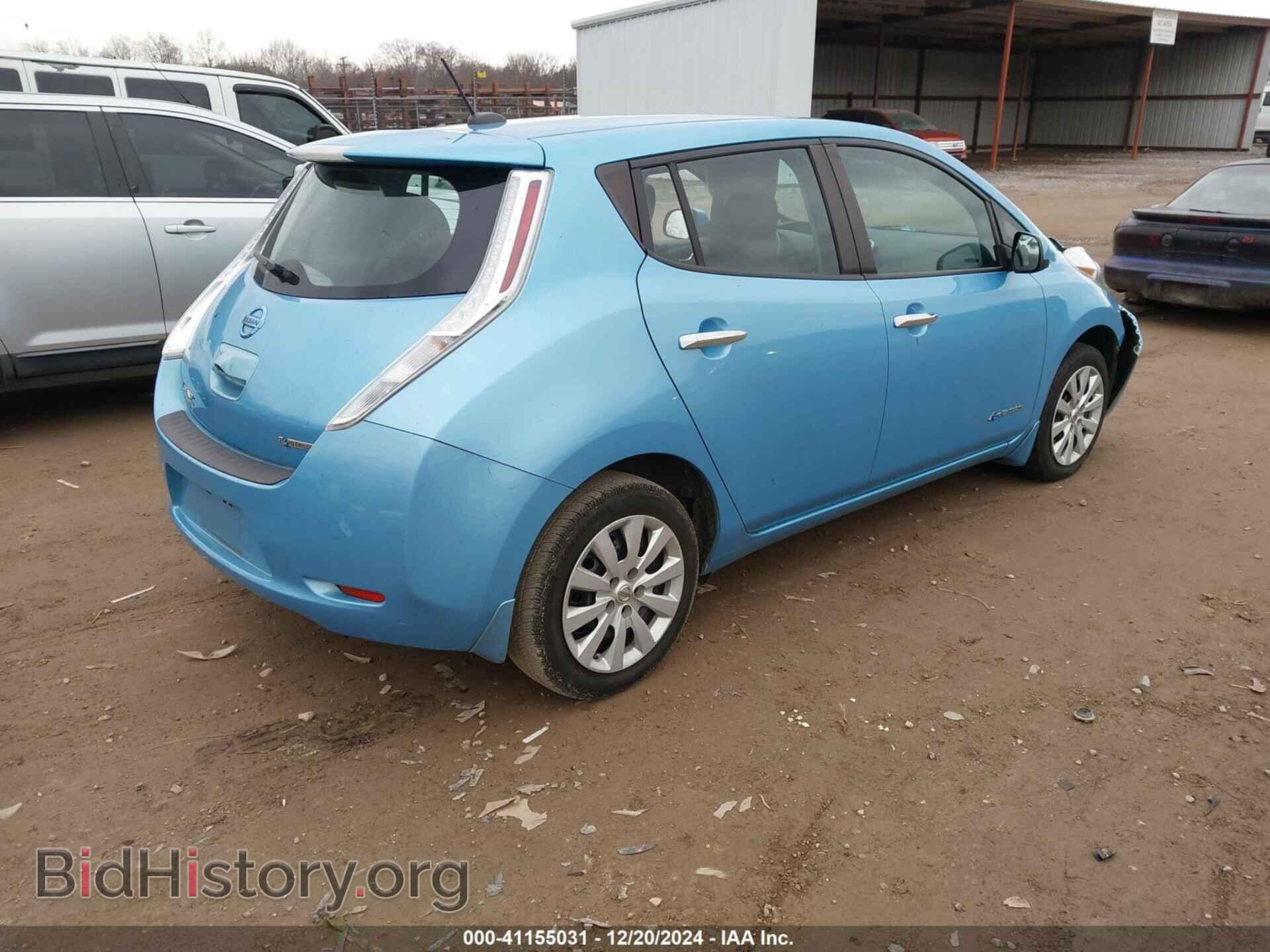 2015 NISSAN LEAF - VIN: 1N4AZ0CP7FC331593 - Фото 4