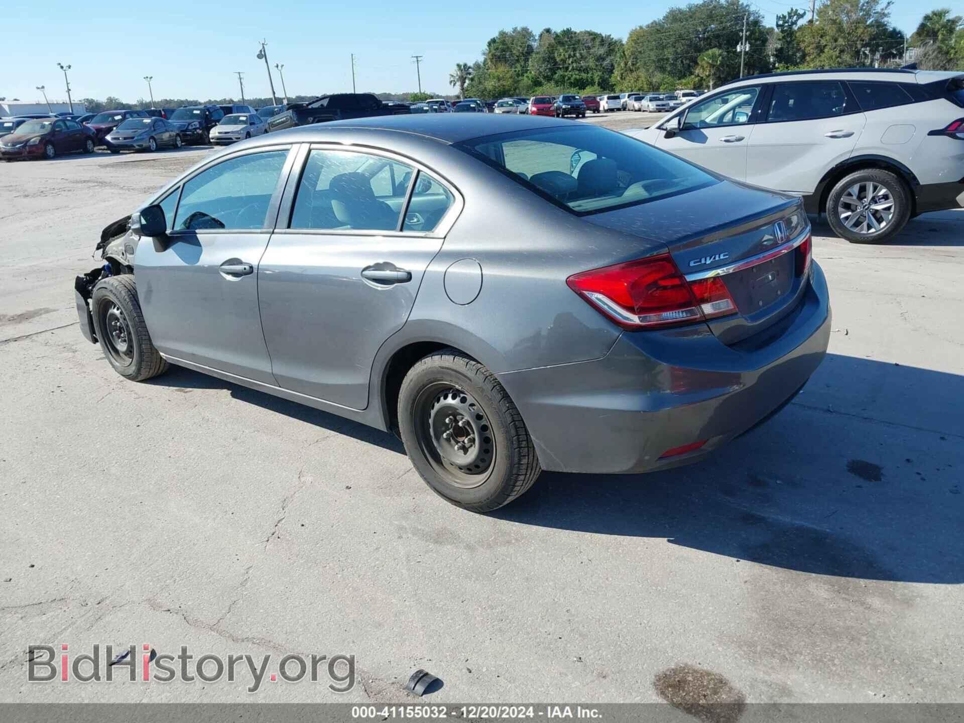 2013 HONDA CIVIC - VIN: 19XFB2F51DE025652 - Фото 3