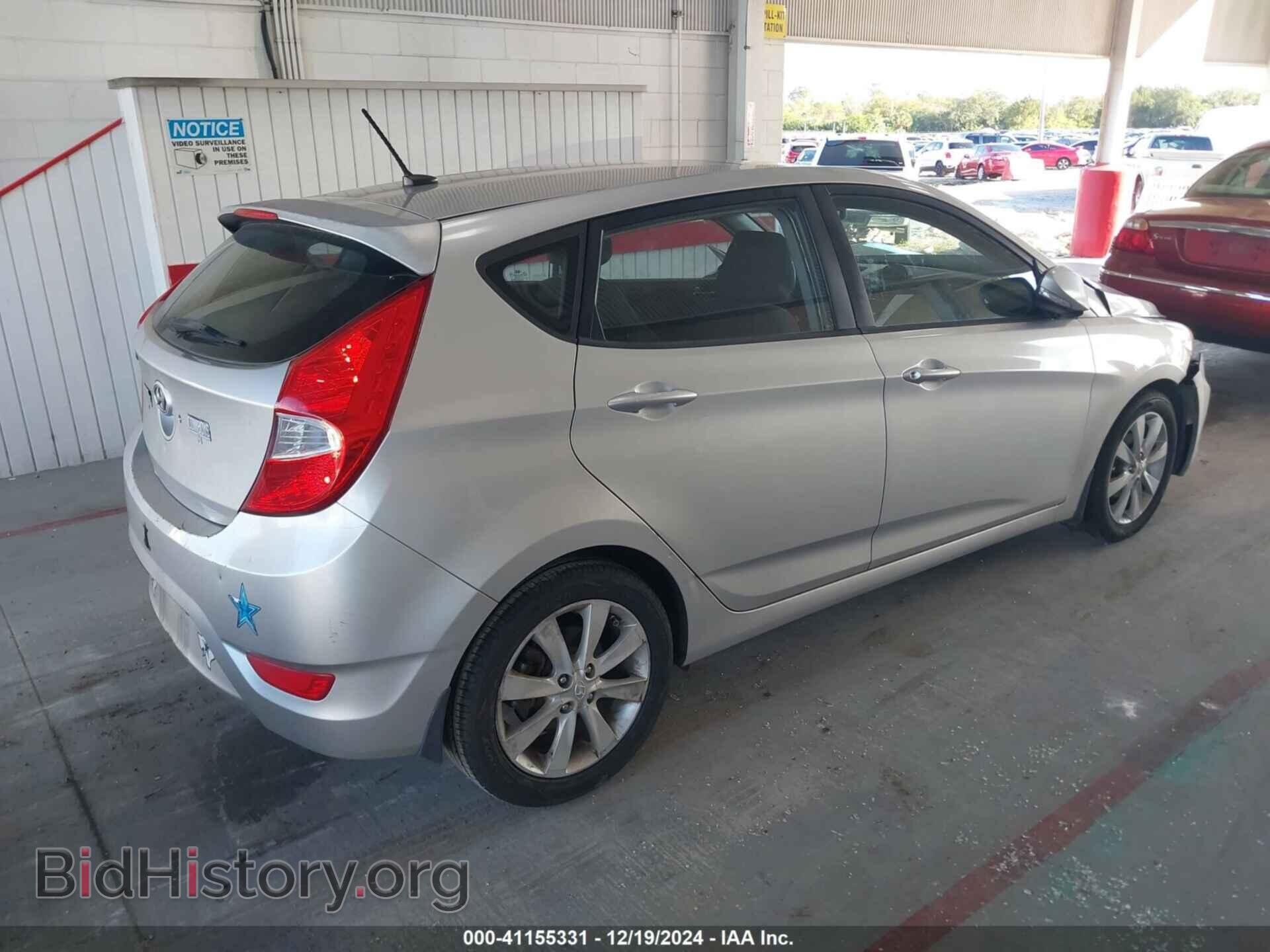 2013 HYUNDAI ACCENT - VIN: KMHCU5AE8DU083714 - Фото 4