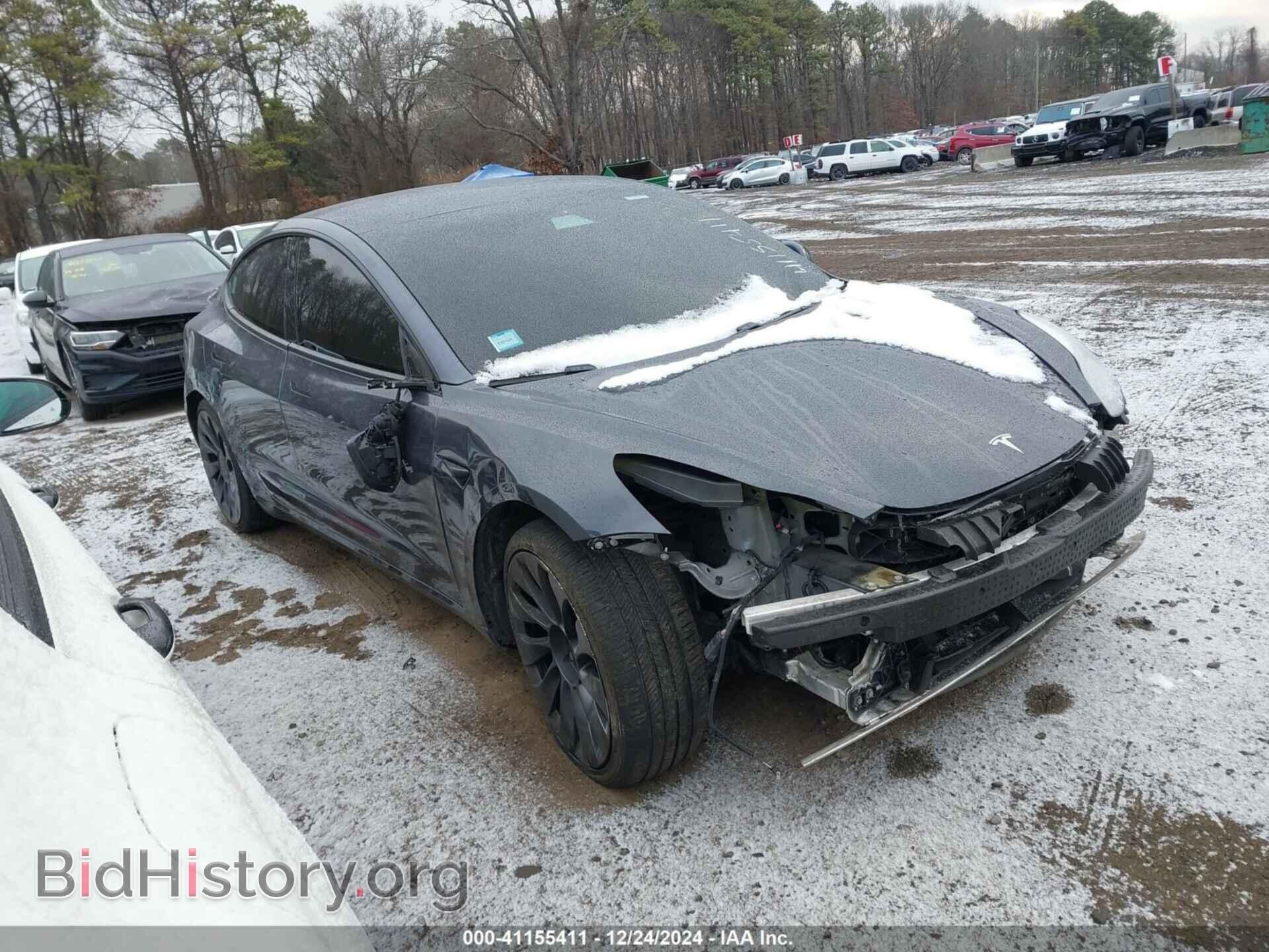 Фотография 5YJ3E1EC1MF063414 - TESLA MODEL 3 2021