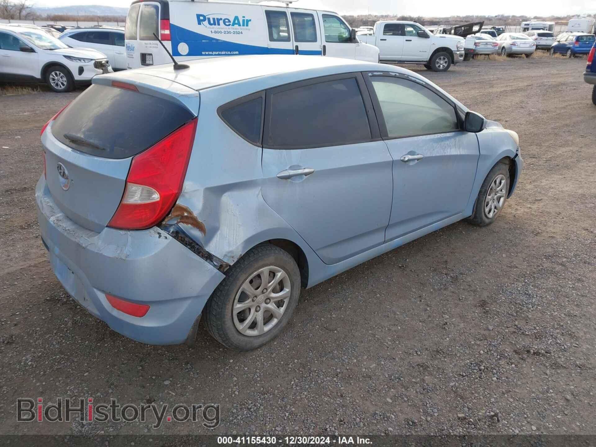 2013 HYUNDAI ACCENT - VIN: KMHCT5AE3DU105086 - Фото 4
