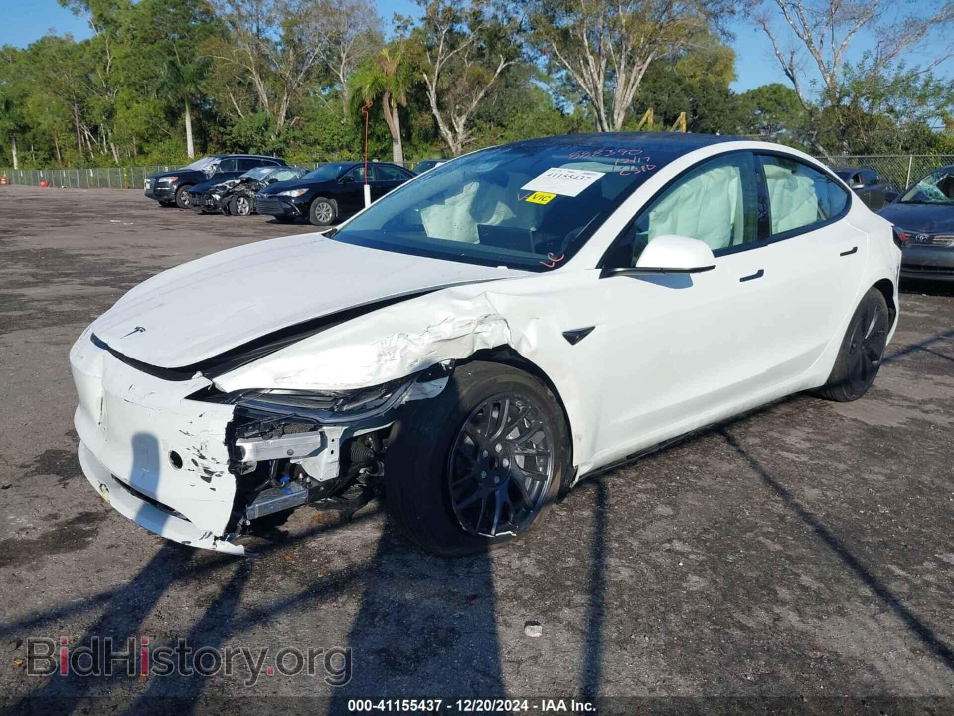 2025 TESLA MODEL 3 - VIN: 5YJ3E1EA2SF888390 - Фото 2