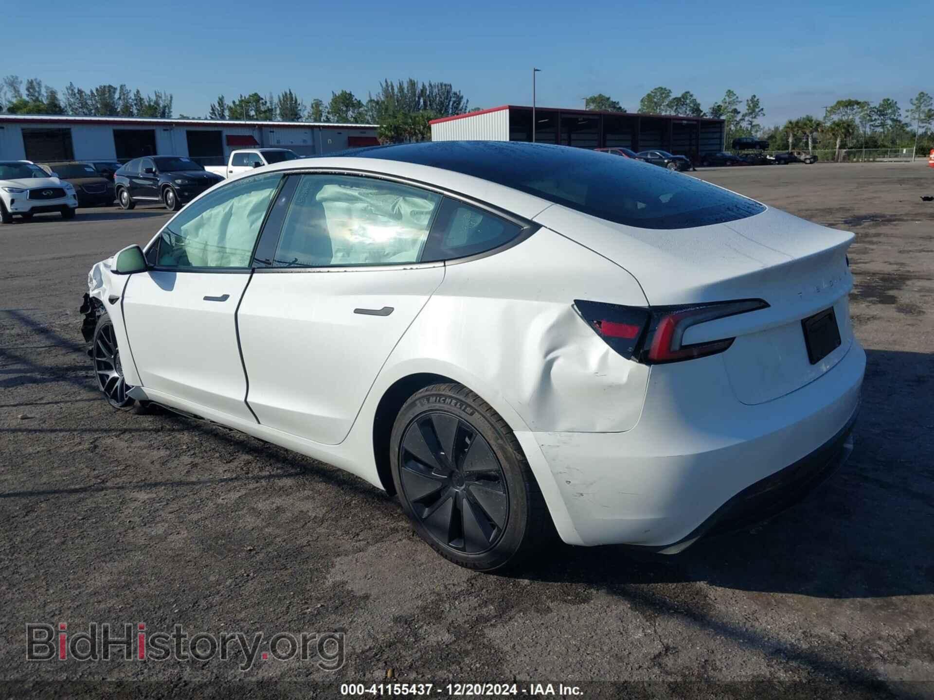 2025 TESLA MODEL 3 - VIN: 5YJ3E1EA2SF888390 - Фото 3