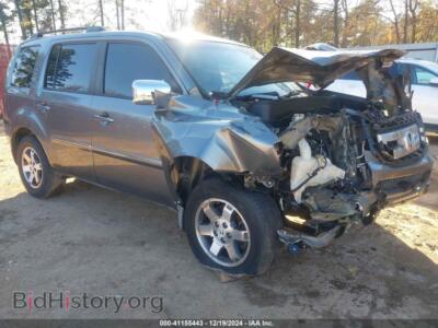 2009 Honda PILOT Touring, gray — VIN 5FNYF38819B027770, IAAI