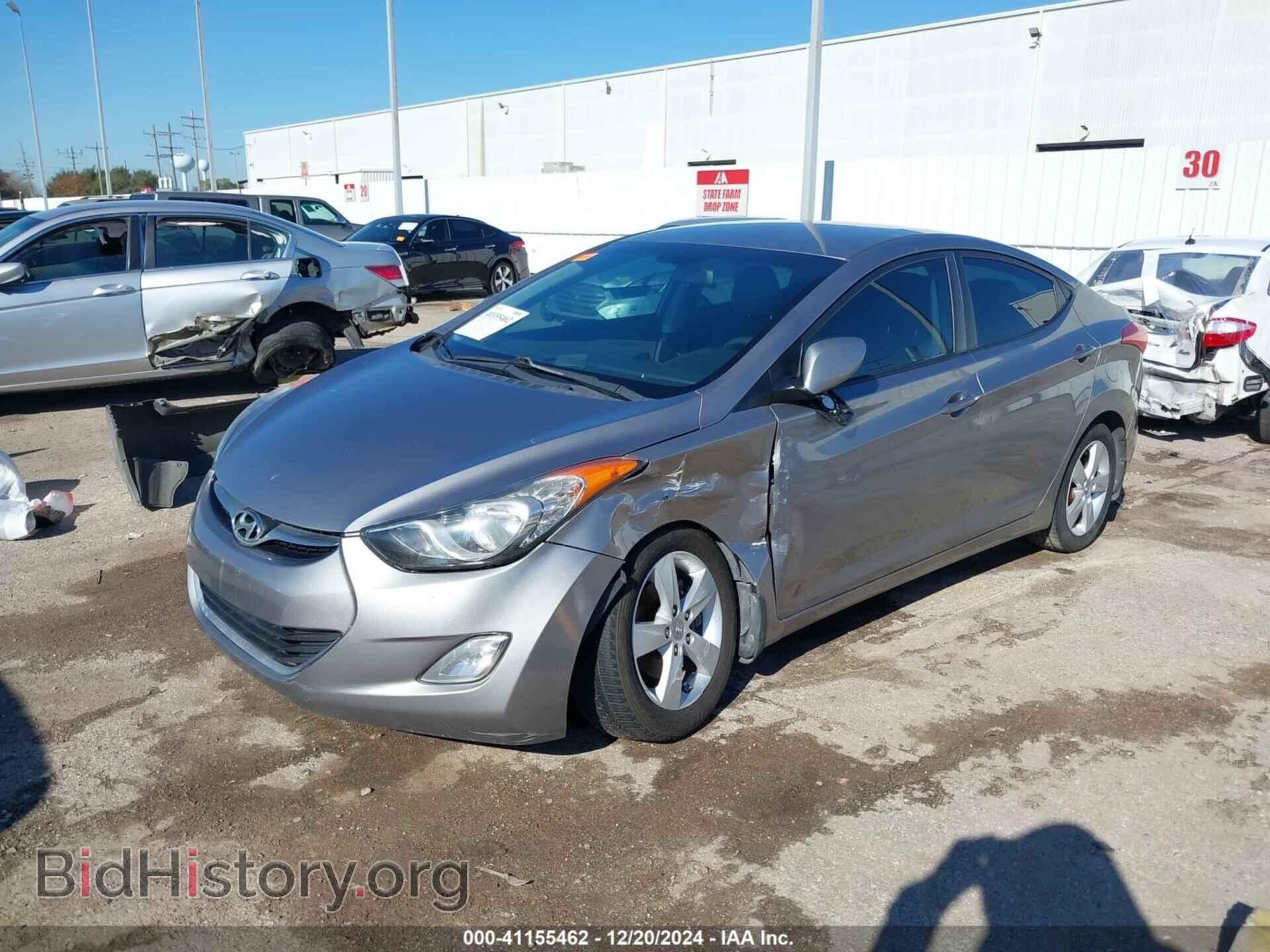 2012 HYUNDAI ELANTRA - VIN: KMHDH4AE7CU463550 - Фото 2