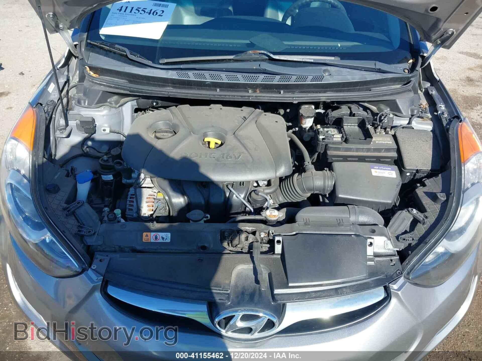 2012 HYUNDAI ELANTRA - VIN: KMHDH4AE7CU463550 - Фото 10