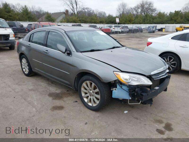 2013 Chrysler 200 Touring (VIN 1C3CCBBGXDN659887) — photo 1 of 11, IAAI, damage: front end