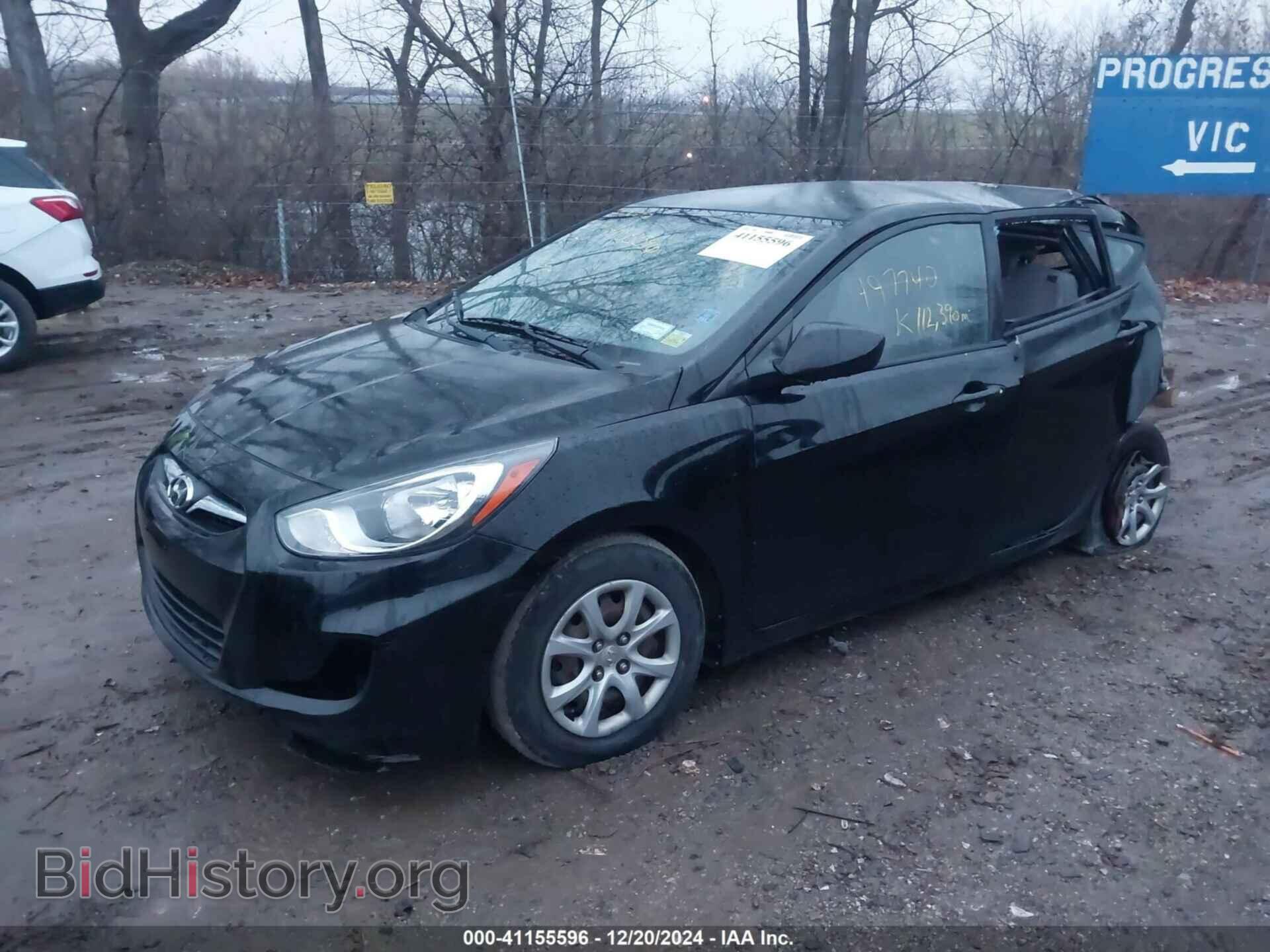 2014 HYUNDAI ACCENT - VIN: KMHCT5AE3EU197740 - Фото 2