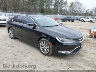 2015 Chrysler 200 C, черный — VIN 1C3CCCCG3FN667918, IAAI