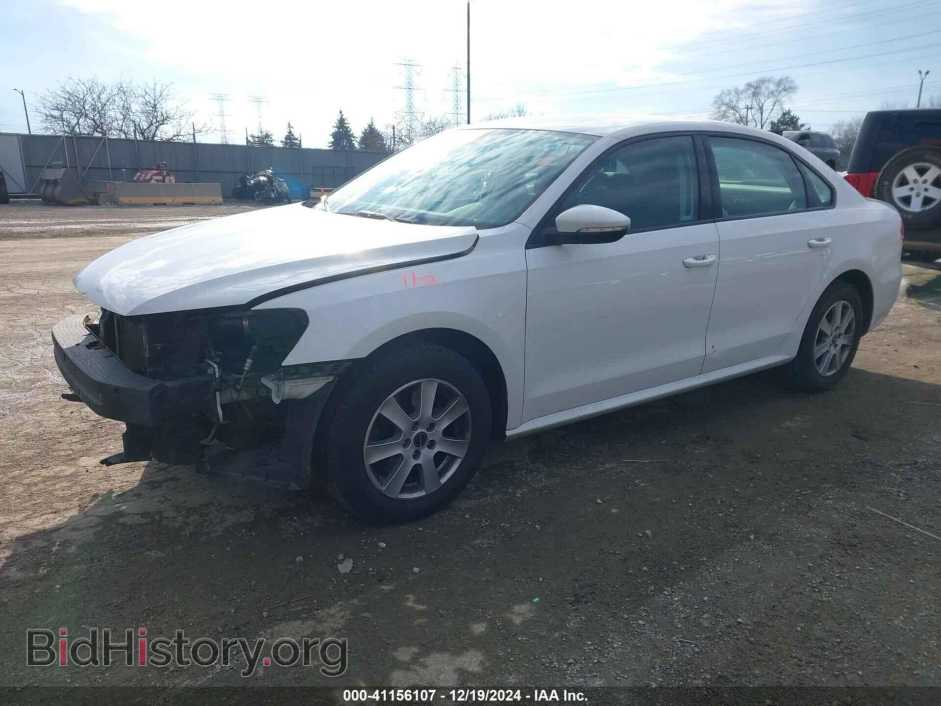 2012 VOLKSWAGEN PASSAT - VIN: 1VWAP7A37CC005245 - Фото 2