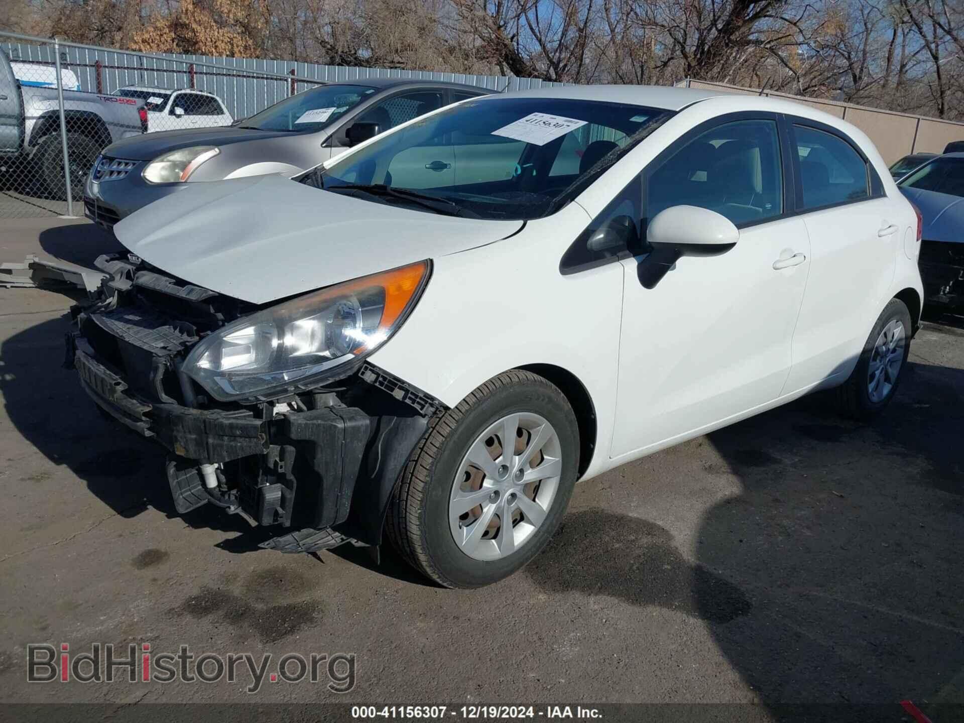 2014 KIA RIO - VIN: KNADM5A37E6353784 - Фото 2