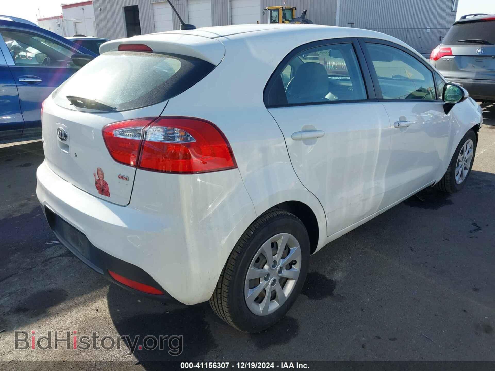 2014 KIA RIO - VIN: KNADM5A37E6353784 - Фото 4