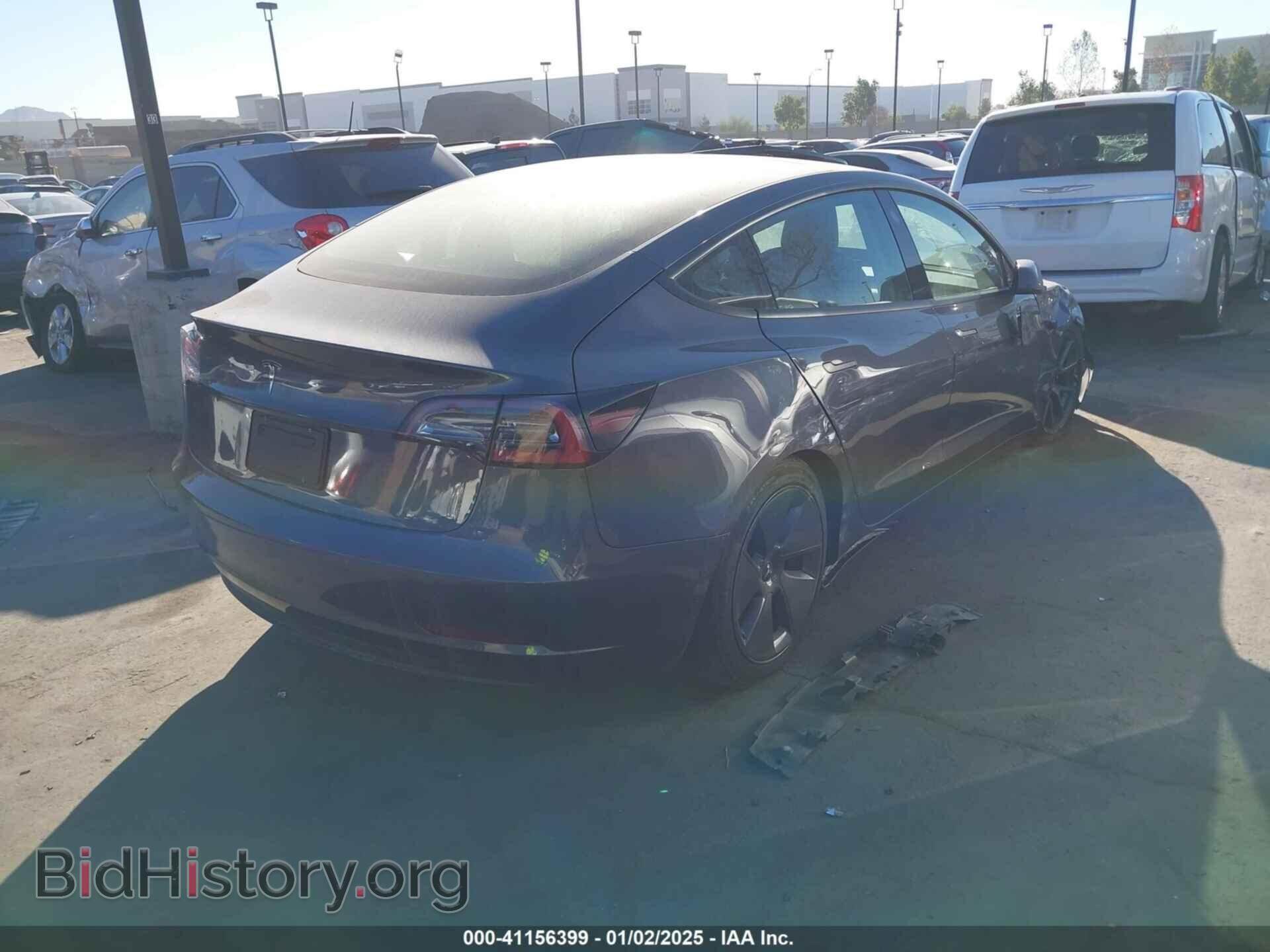 2022 TESLA MODEL 3 - VIN: 5YJ3E1EA5NF332658 - Фото 4