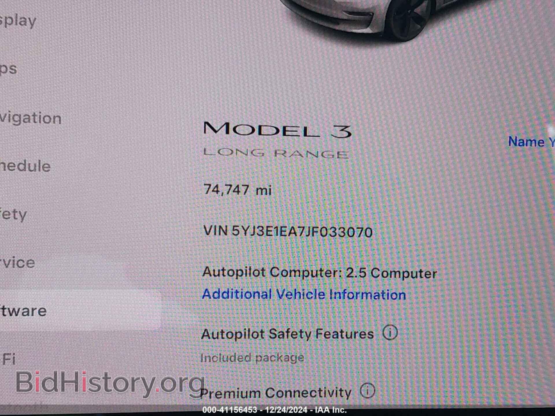 2018 TESLA MODEL 3 - VIN: 5YJ3E1EA7JF033070 - Фото 7