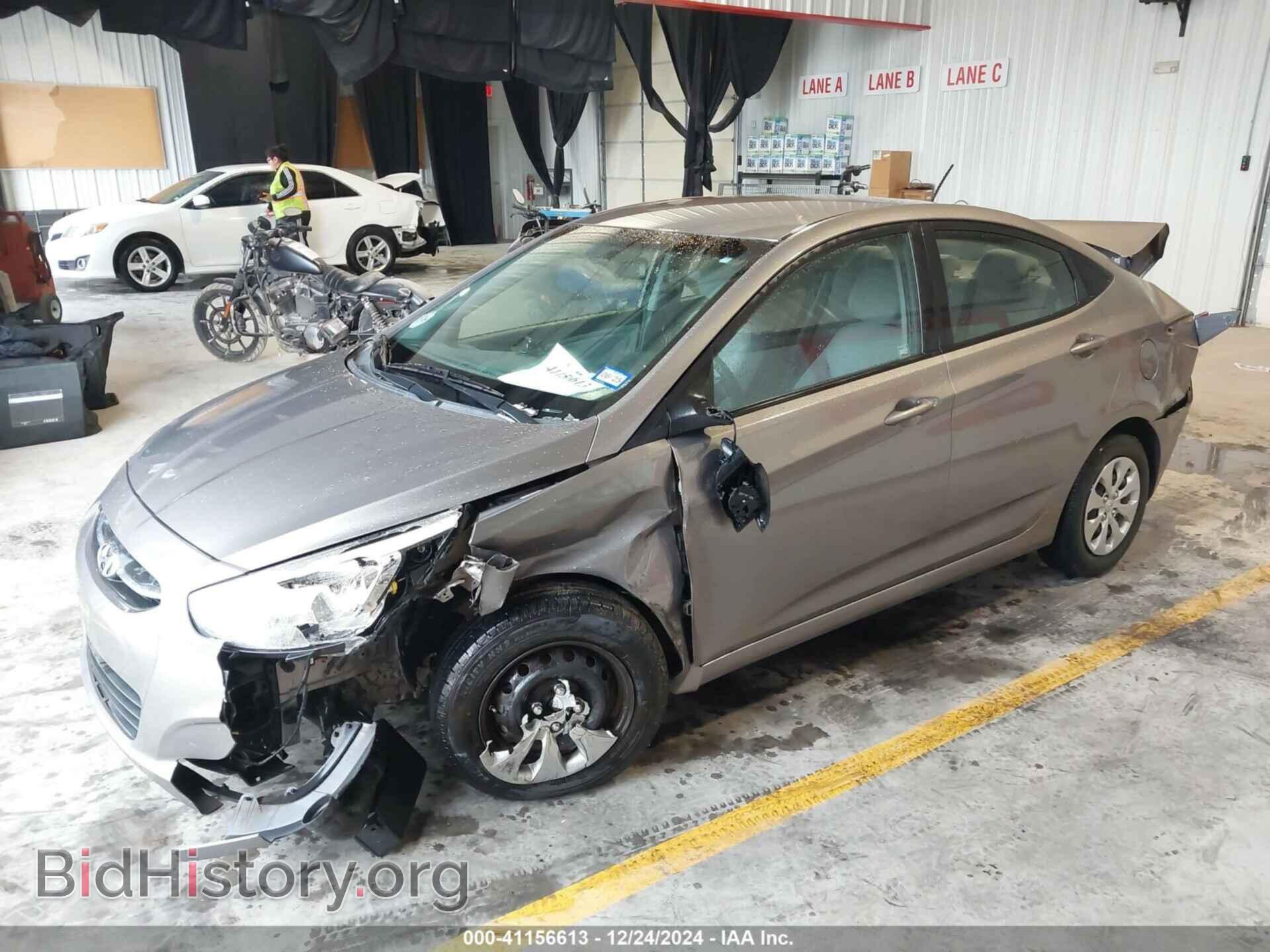 2017 HYUNDAI ACCENT - VIN: KMHCT4AE1HU372999 - Фото 2