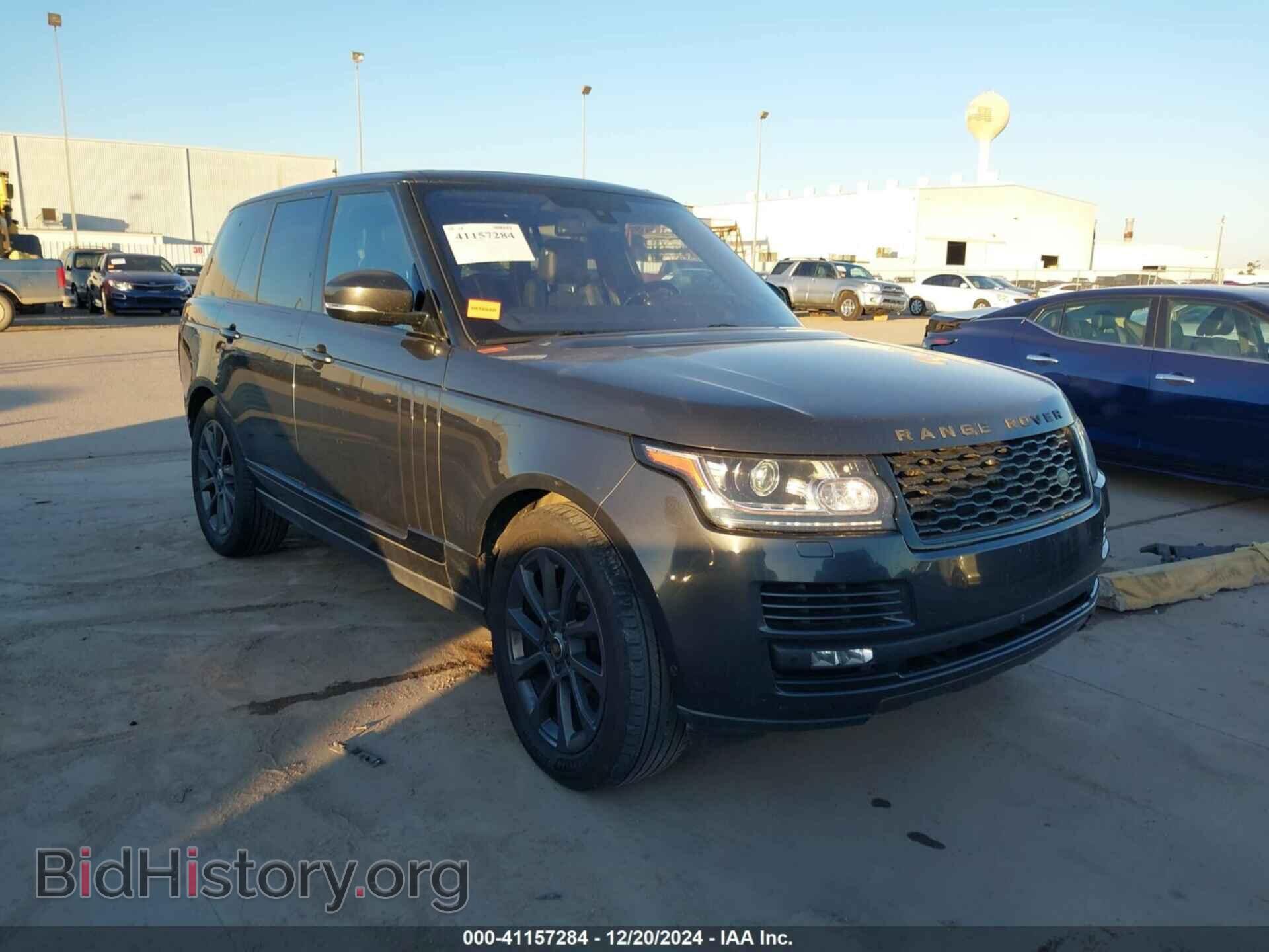 Фотография SALGS2KF3GA258256 - LAND ROVER RANGE ROVER 2016
