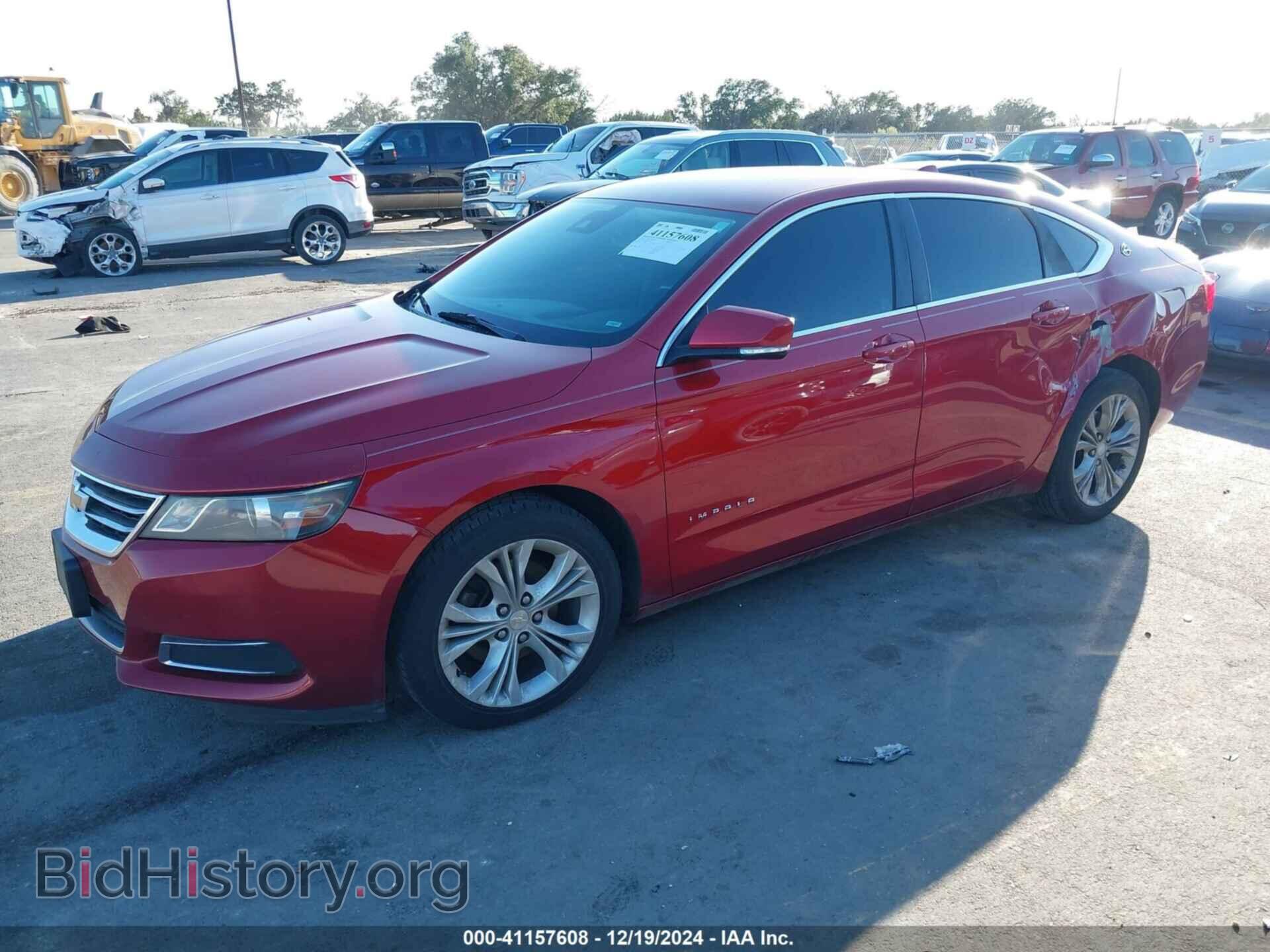 2014 CHEVROLET IMPALA - VIN: 2G1125S36E9178343 - Фото 2