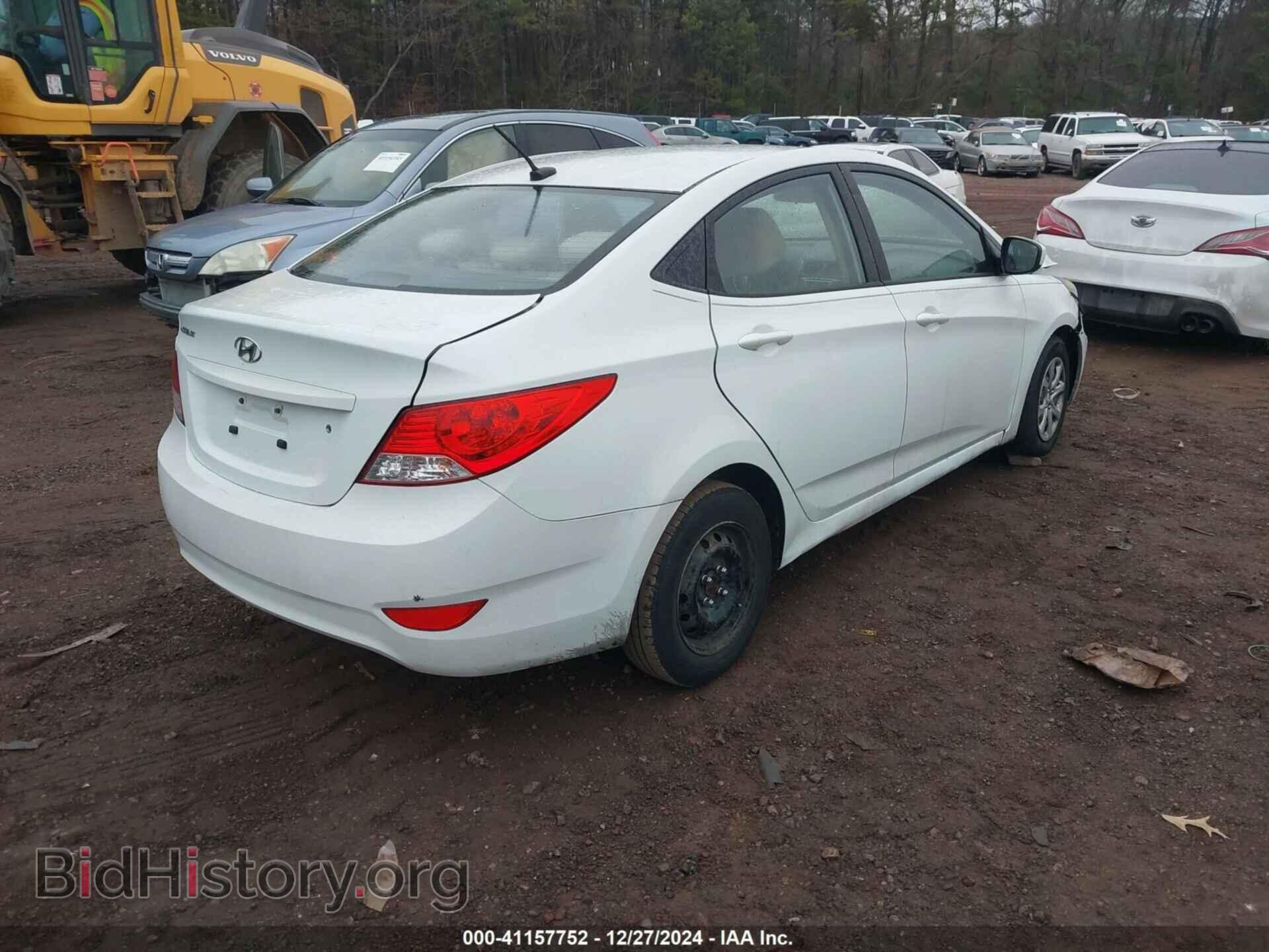 2013 HYUNDAI ACCENT - VIN: KMHCT4AE3DU311728 - Фото 4