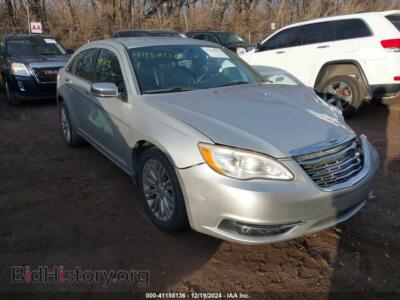 2012 Chrysler 200 Limited, silver — VIN 1C3CCBCB7CN234984, IAAI