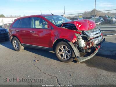 2011 Ford EDGE SEL, red — VIN 2FMDK3JC2BBB00300, IAAI