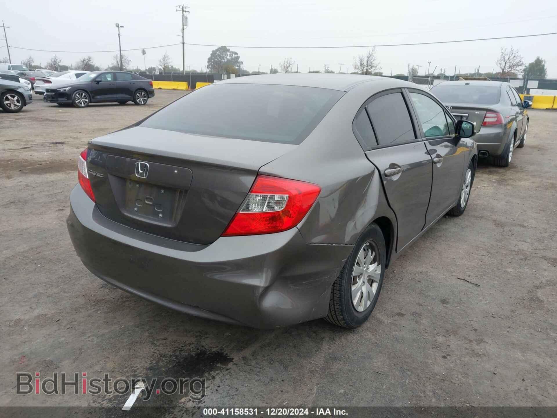 2012 HONDA CIVIC - VIN: 19XFB2F57CE307020 - Фото 4
