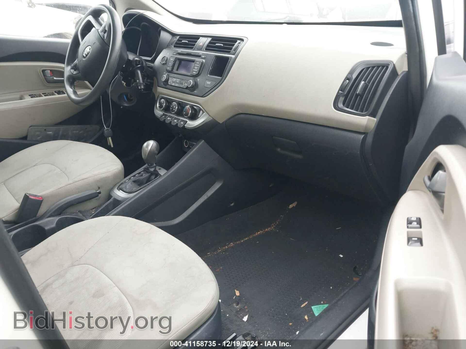 2013 KIA RIO - VIN: KNADM5A39D6203769 - Фото 5