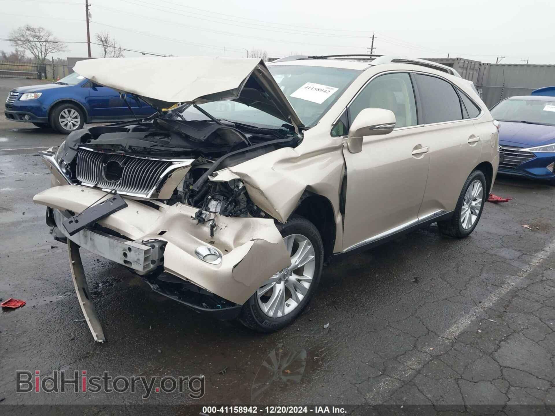 2012 LEXUS RX 450H - VIN: JTJBC1BA2C2432543 - Фото 2
