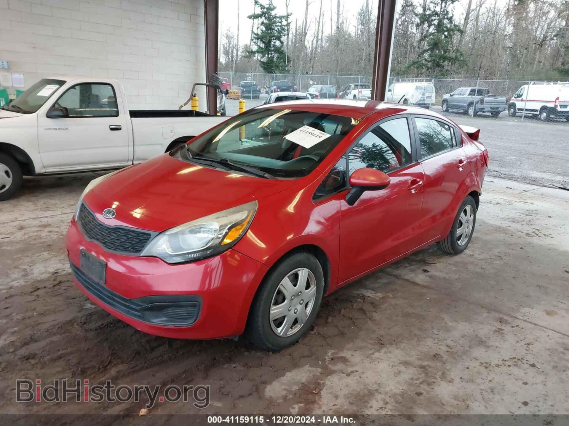2013 KIA RIO - VIN: KNADM4A37D6097672 - Фото 2