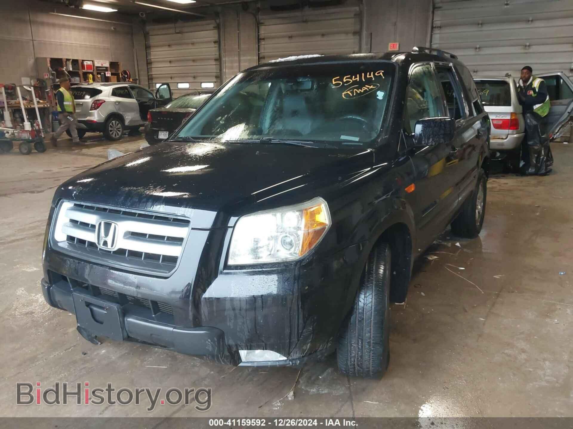 2006 HONDA PILOT - VIN: 2HKYF18536H554149 - Фото 2