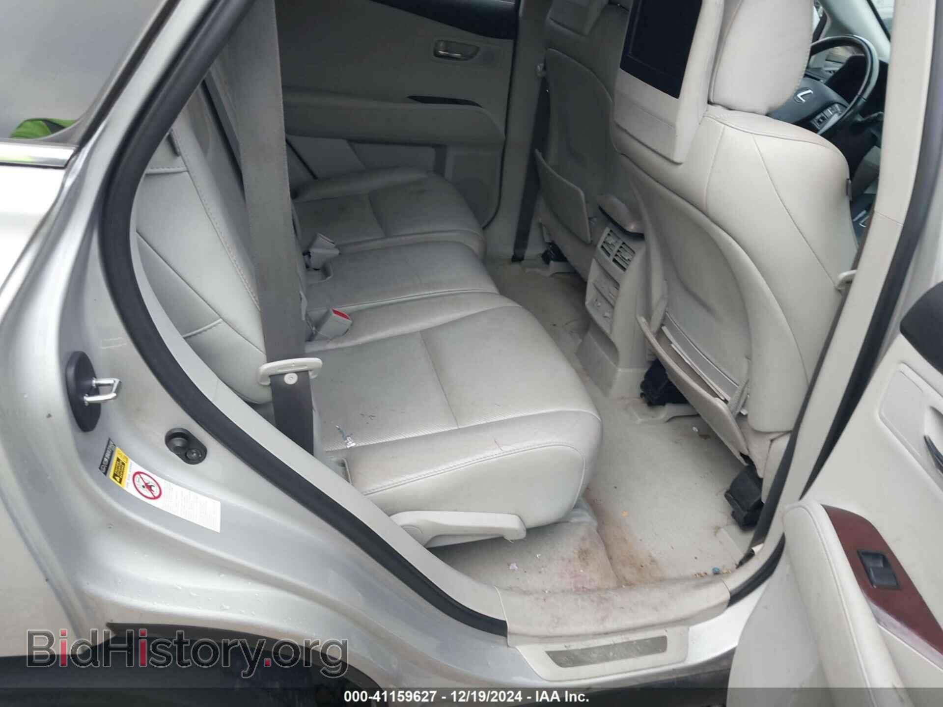 2010 LEXUS RX 350 - VIN: 2T2BK1BA0AC014496 - Фото 8
