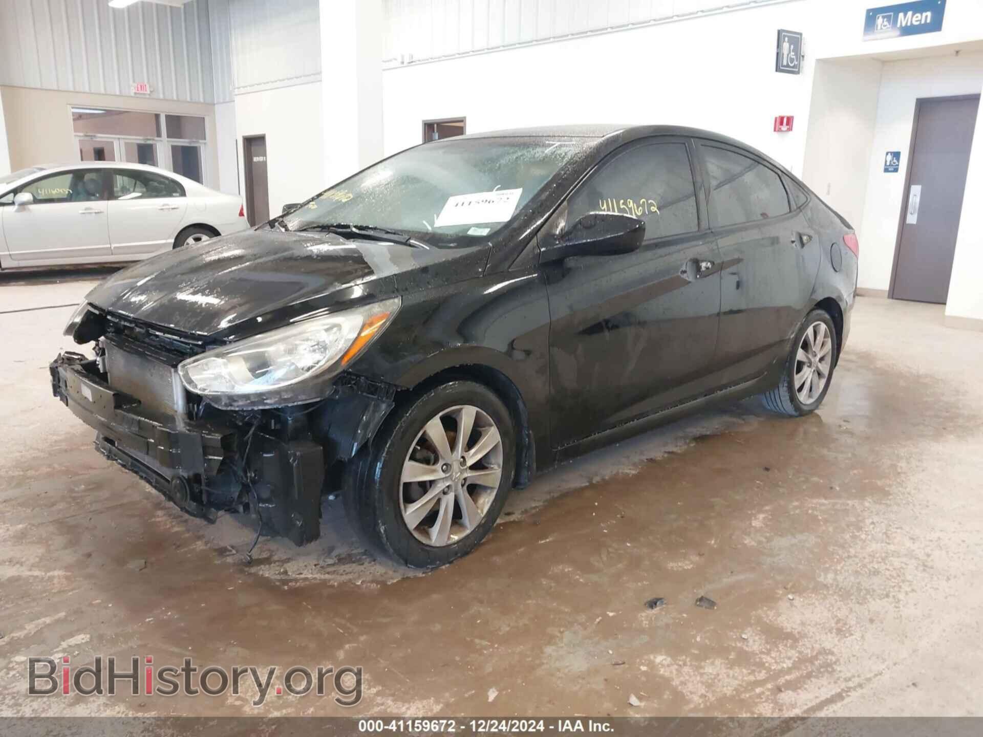 2012 HYUNDAI ACCENT - VIN: KMHCU4AE2CU168895 - Фото 2