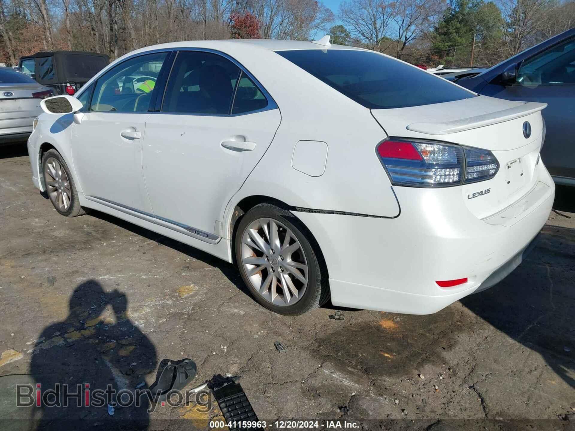 2010 LEXUS HS 250H - VIN: JTHBB1BA4A2024837 - Фото 3