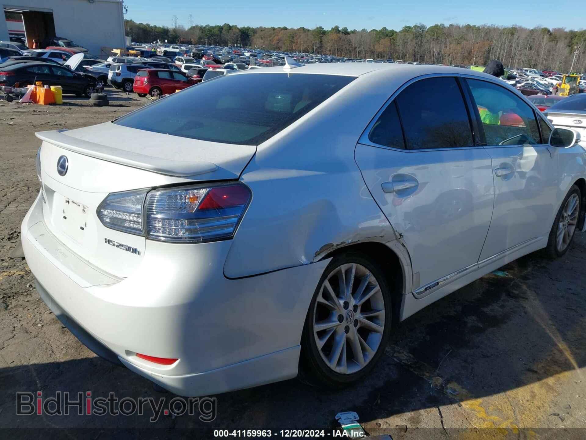 2010 LEXUS HS 250H - VIN: JTHBB1BA4A2024837 - Фото 4