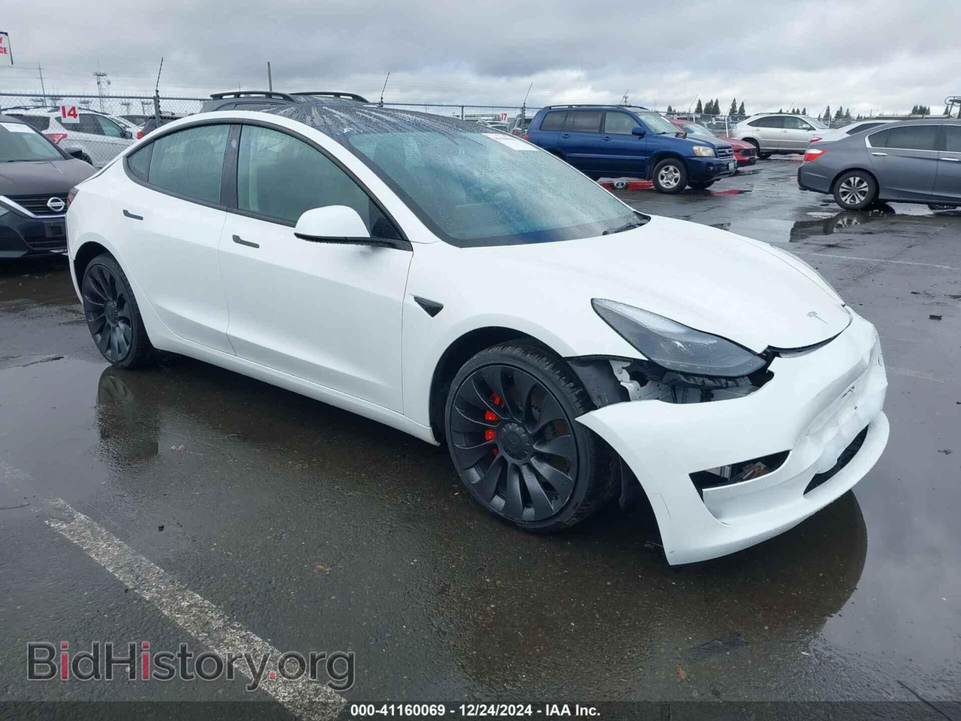 Фотография 5YJ3E1ECXPF582174 - TESLA MODEL 3 2023