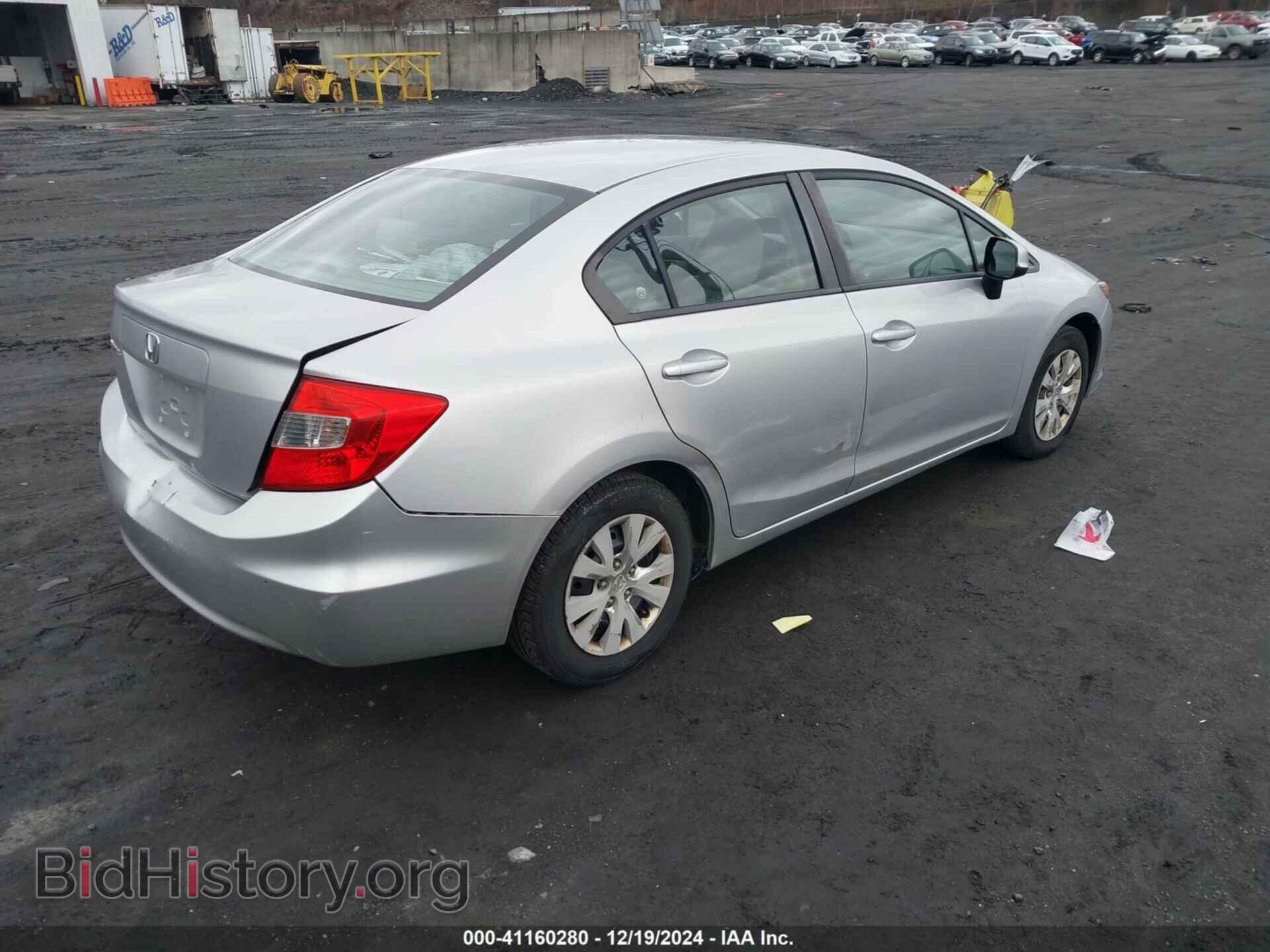 2012 HONDA CIVIC SDN - VIN: 19XFB2F59CE332503 - Фото 4